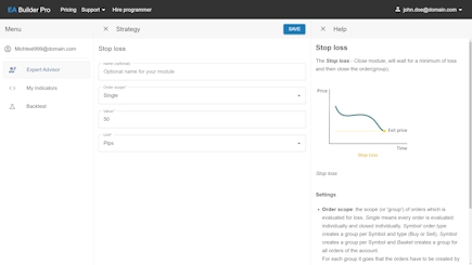 Martingale money manager. Fixed lot size and lot size percentage also supported.