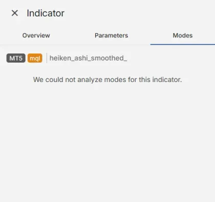 upload indicator without modes